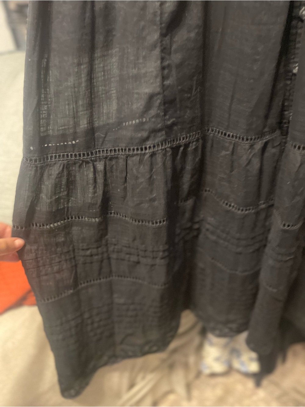 Gap Lace-Trim Midi Dress - Picture 5 of 7
